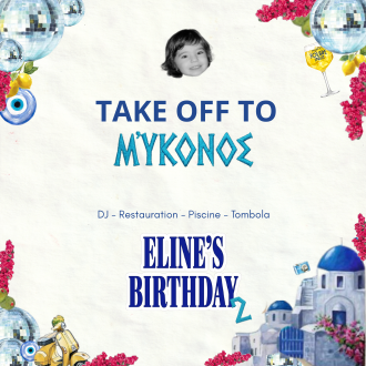 TAKE OFF TO MYKONOS